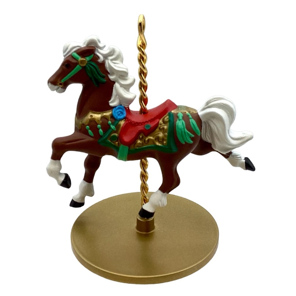 Hallmark 1989 Carousel Horse “Star” Christmas Ornament